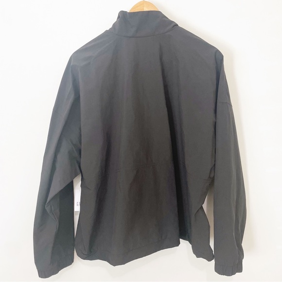 GAP Athletic GapFit Black Track 1/4 Zip Windbreaker Jacket XL - Picture 2 of 10